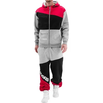 Dangerous Dngrs Sweat Suit Grey/Black/Red