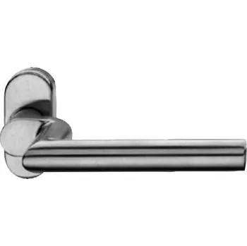 Dveřní kování SCHUCO SCHÜCO Dveřní klika pro hliníkové dveře -S240038/S240033 Barva: Stříbrná matná - C0 - hliník