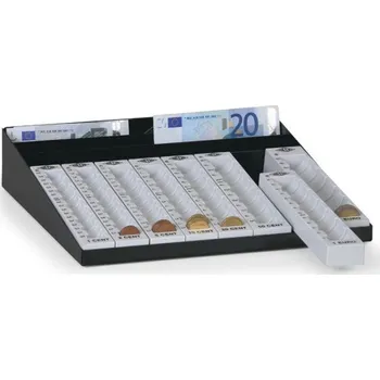 Příruční pokladna Wedo Euro mincovník s částí pro bankovky