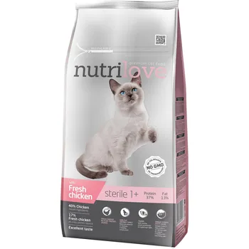 Krmivo pro kočku Nutrilove Cat Sterile Fresh Kuře