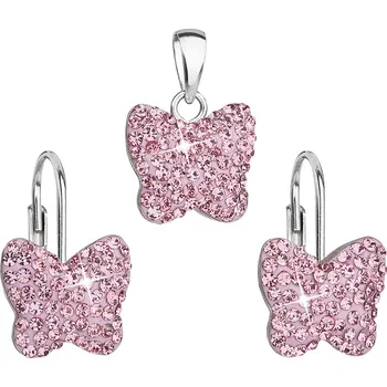 Souprava šperků Evolution Group 39144.3 růžová