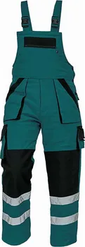 montérky Červa Max Winter Rflx kalhoty s laclem zelené/černé