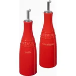 Set na olej a ocet STAUB červený