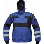 CERVA Max Winter reflexní bunda modrá