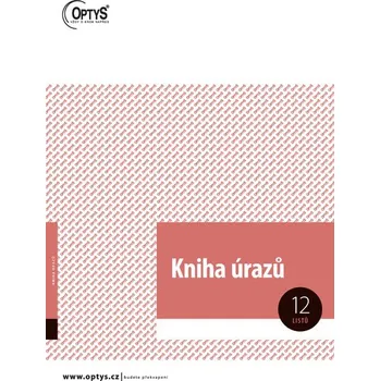 Optys OP1229 kniha úrazů A4 12 listů