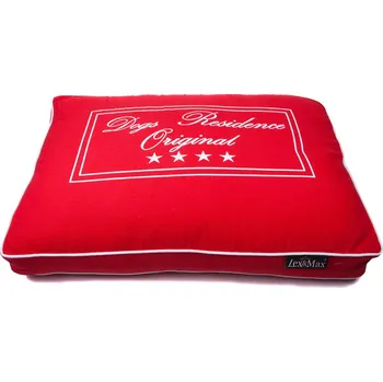 Pelíšek pro psa Luxusní potah na pelíšek pro psa Lex & Max Residence 90 x 65 cm | červený