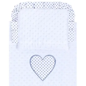 Dětská deka New Baby z Minky peřinky do kočárku bílé