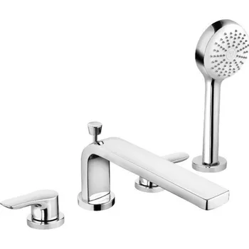 Vodovodní baterie Pure and Solid - vanová 4-otvorová baterie 344230575