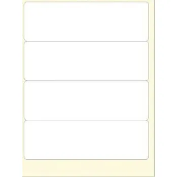 Samolepící etiketa Etikety na pořadač, 192x61 mm, 4 etikety na archu A4