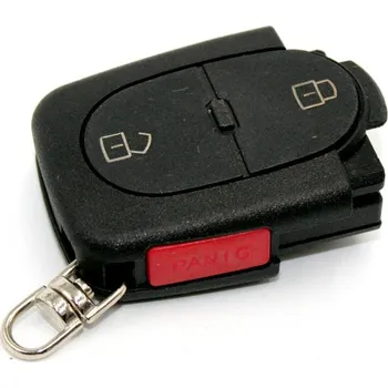 Autoklíč Nový obal dálkového ovládání pro klíče AUDI , ŠKODA , SEAT , VW 2 tlačítka + panic 9210