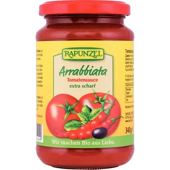 Omáčka Rapunzel Arrabbiata-omáčka na těstoviny Bio 340 g