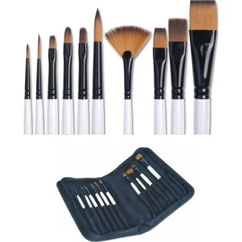 Umělecký štětec Sada štětců pro akryl Daler-Rowney graduate v textilním pouzdře se zipem