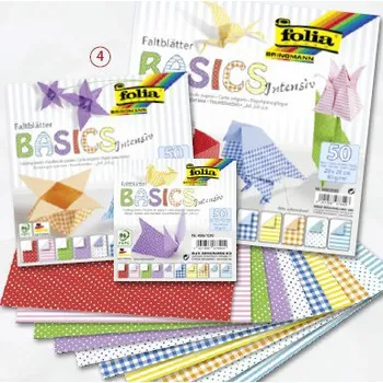 Papír Folia Origami papír INTENSIV 80g - 20x20cm