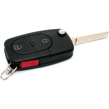 Autoklíč klíč AUDI 2 tlačítka + panic 9206