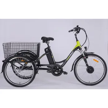 Elektrotříkolka Hanscraft E-Tricycle II 10 Ah černá/zelená 2018