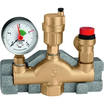 SET - odvzdušňovací ventil, manometr, pojišťovací ventil 1" 3bar