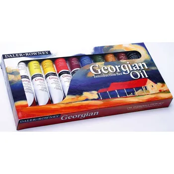 Olejová barva Olejové barvy Daler-Rowney Georgian sada 10x22 ml.