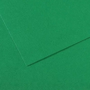 Umělecký papír Canson Pastelový papír 160g - č.575 Biliárdová zelená Velikost: A4