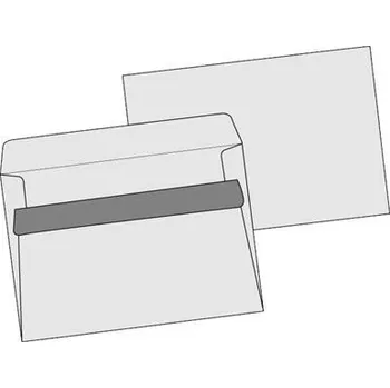 Obálka Obálka C6 samolepicí, bílá, balení 100 ks