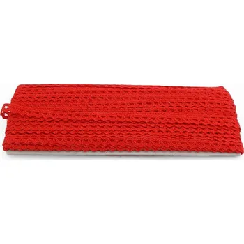 Krajka Krajka paličkovaná 8 mm 73004 - červená