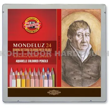 Koh-i-noor Hardtmuth Sada 24 uměleckých akvarelových pastelek Mondeluz portrét, Koh-i-noor