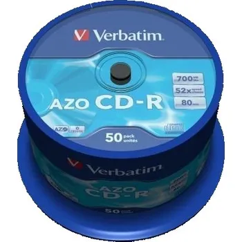 Verbatim CD-R Datalife plus 52 x 700 MB balení 50 ks 43343
