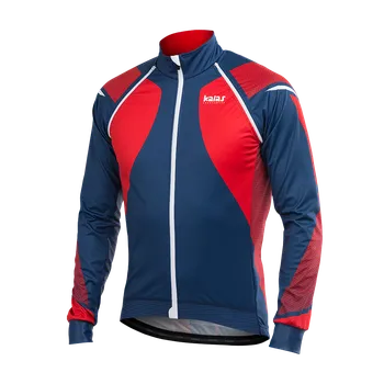 Cyklistická bunda Kalas Mission Titan X8 pánská bunda červená/modrá