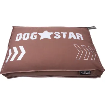 Pelíšek pro psa Luxusní potah na pelíšek pro psa Lex & Max Dog Star 120 x 80 cm | hnědý