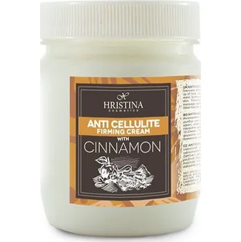 Hristina Přírodní anticelulitidní zpevňující krém se skořicí 200 ml Celulitida a strie Hristina Přírodní anticelulitidní zpevňující krém se skořicí 200 ml