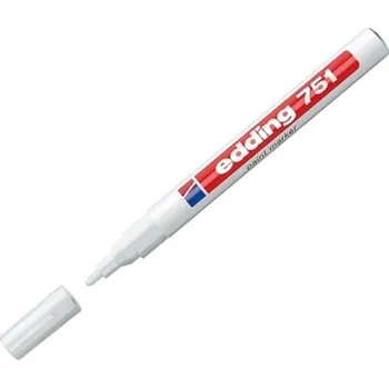 Popisovač lakový Edding 751, bílý