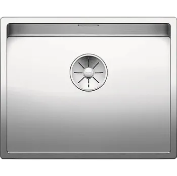 Nerezový dřez BLANCO Claron 500-U Infino nerez hedvábný lesk bez táhla 521577