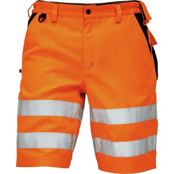 pracovní kraťasy CERVA Knoxfield Hi-Vis šortky oranžové