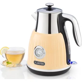 Rychlovarná konvice Klarstein Cancan 1,6 l krémová