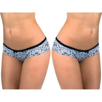 Kalhotky Evona Dámské bokové kalhotky Ms. Klára bílé S