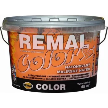 Recenze Remal Color 0740 broskev 4 kg barva na zeď Recenze Remal Color 0740 broskev 4 kg