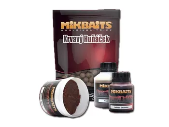 Boilies Mikbaits Boilie Krvavý Huňáček 20 mm/10 kg