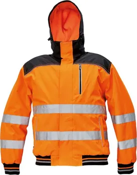 pracovní bunda CERVA Knoxfield Hi-Vis Pilot zimní bunda oranžová
