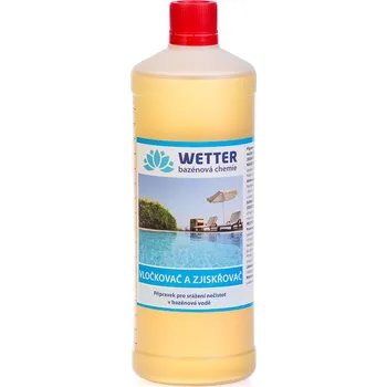 Bazénová chemie Wetter Vločkovač a Zjiskřovač 1 l