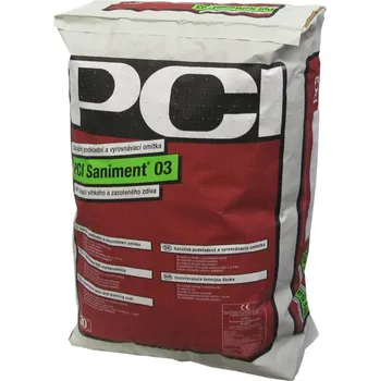 Omítka PCI CZ - Sika MBCC CZ s.r.o Sanační podkladní omítka PCI Saniment® 03 / 30 kg