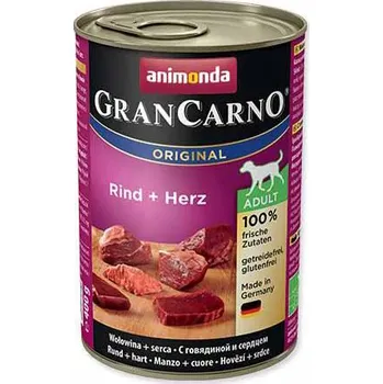Krmivo pro psa Animonda Gran Carno ADULT hovězí + srdce 12x 400 g