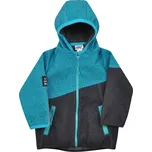 tyrkysová softshellová bunda