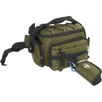 Pouzdro na rybářské vybavení Mikado Brašna malá 29 x 15 x 20 cm zelená
