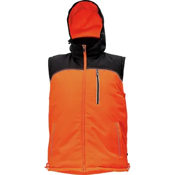 pracovní vesta CERVA Knoxfield zimní vesta oranžová/antracit