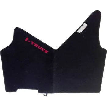 autokoberec Koberec textilní středový pro IVECO STRALIS široká kabina, automat, krátká verze, černo-červená barva