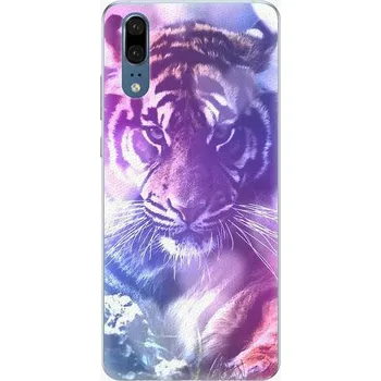 Pouzdro na mobilní telefon iSaprio Purple Tiger pro Huawei P20