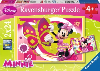 Puzzle Ravensburger puzzle Den s Minnie 2v1 2 x 24 dílků
