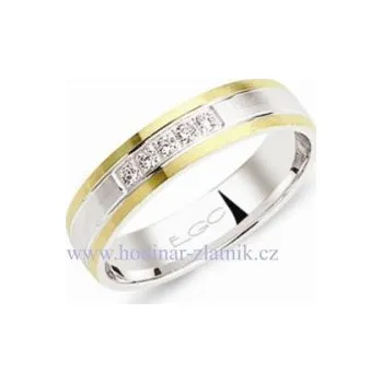 Souprava šperků Snubní prsten EGC F1519C 49 velikost: velikost: 49, Kámen: Zirkon