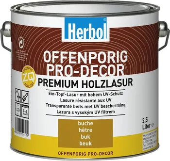 Lak na dřevo Herbol Offenporig Pro-Décor 5 l