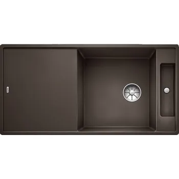 Granitový dřez BLANCO Axia III XL 6 S InFino Silgranit s excentrem oboustranné provedení + dřevěná deska
