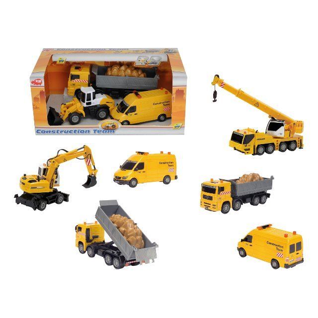 Camión Volquete De Juguete Dickie Toys Volvo – Con Luz, Sonido Y Ruedas Giratorias | Juguete Para Niños A Partir De 3 Años